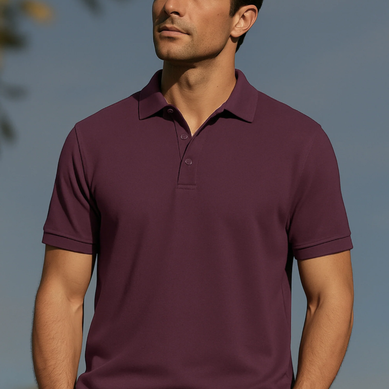Classic Cotton Polo T-Shirt